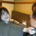 胸ぐらを掴む城之内くん