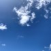 綺麗な青空に浮かぶ雲