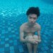 水の中に変なのいた